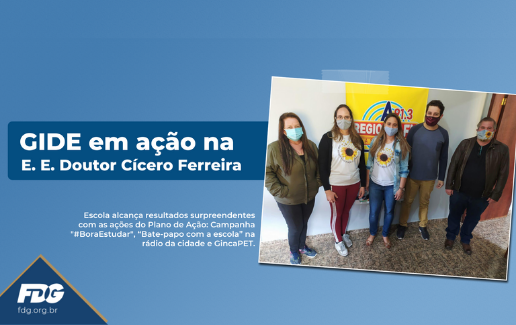 GIDE em ação na E. E. Doutor Cícero Ferreira